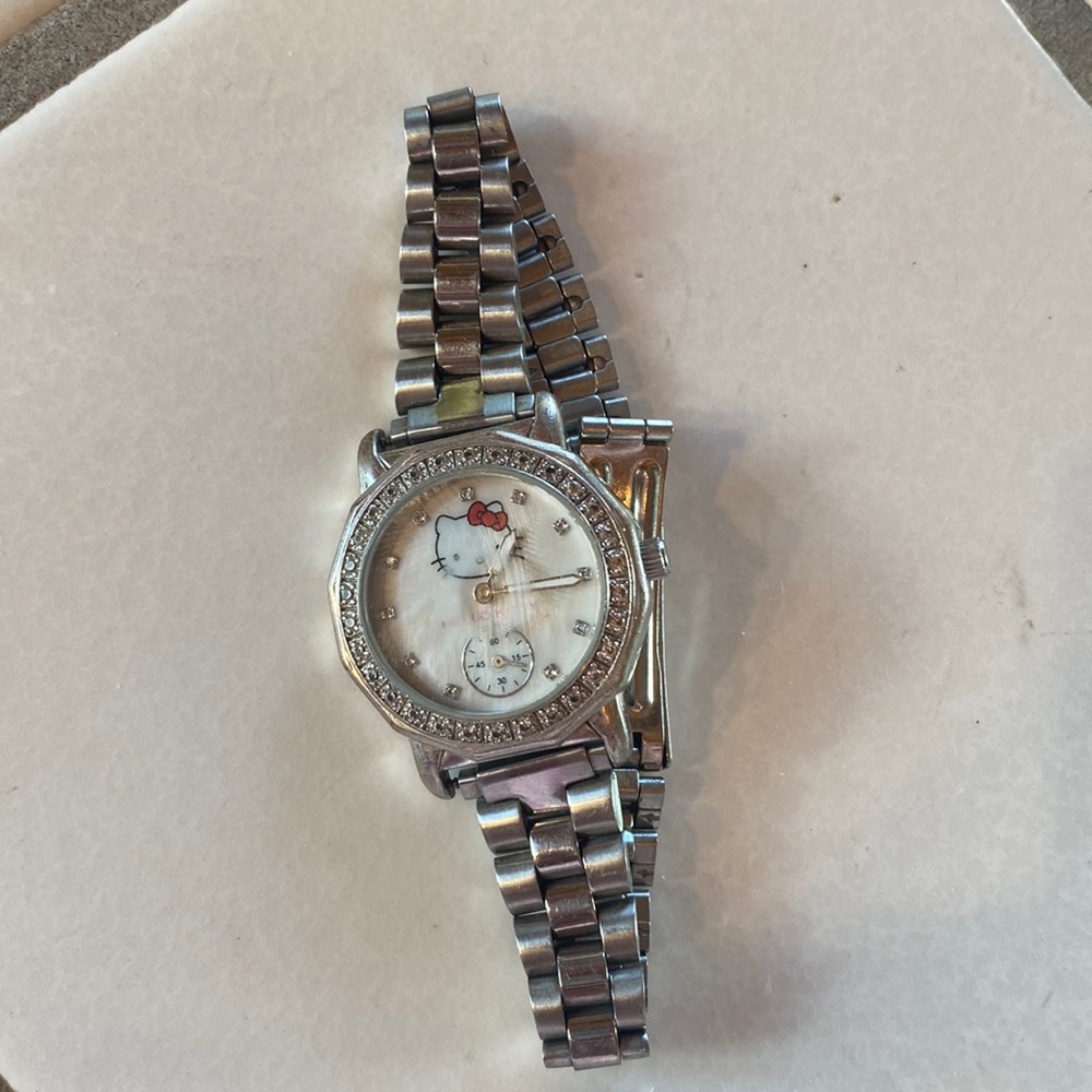Authentic Hello Kitty bling watch!